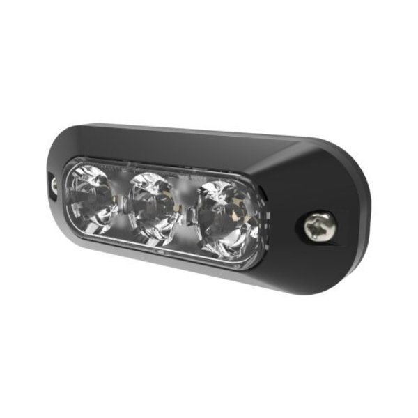 Ecco Safety Group DIRECTIONAL, 8 LED, SURFACE MOUNT, DUAL COLOR, 12-24VDC, AMBER/WHITE ED3744AC
